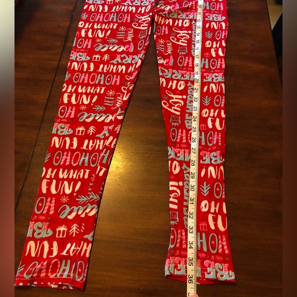 Two Left Feet holiday leggings. Size S/M. - Picture 1 of 4
